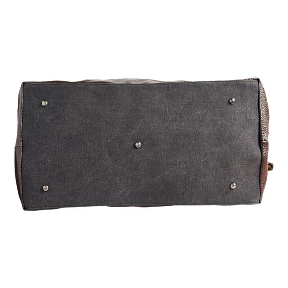 K2 Classic Dark Grey Brown Trim Light Travel Carry All - Picture 5 of 10